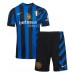 Inter Milan Denzel Dumfries #2 Dětské Domácí dres komplet 2024-25 Krátký Rukáv (+ trenýrky)